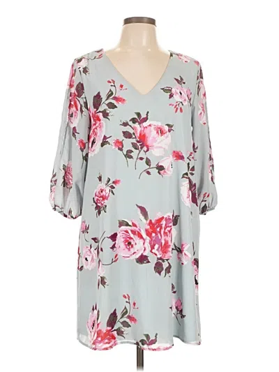 Pre-owned Everly Casual Dress In Gray
