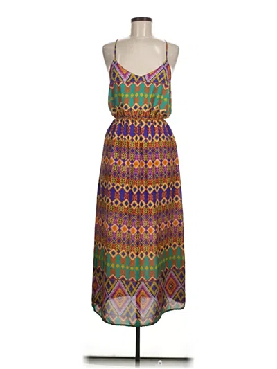 Pre-owned Everly Casual Dress In Green