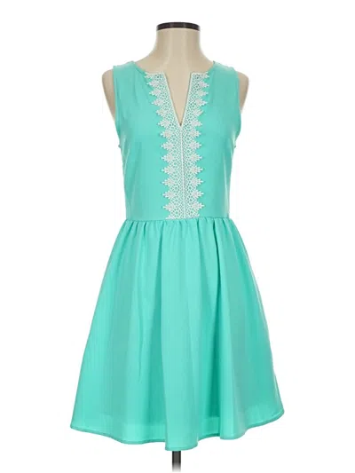 Pre-owned Everly Casual Dress In Teal