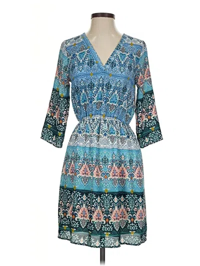 Pre-owned Everly Casual Dress In Teal
