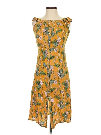 Pre-owned Everly Casual Dress In Yellow