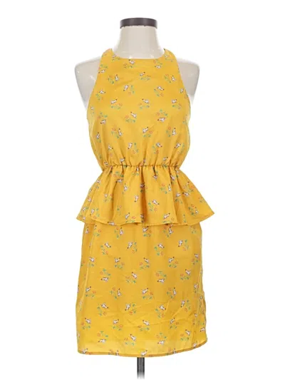 Pre-owned Everly Casual Dress In Yellow
