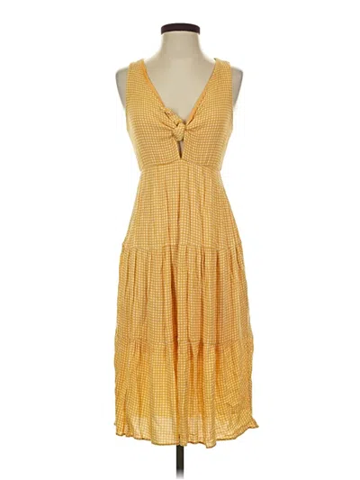 Pre-owned Everly Casual Dress In Yellow