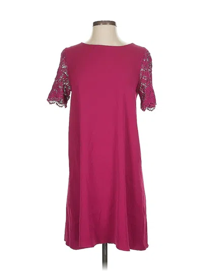 Pre-owned Everly Cocktail Dress In Burgundy