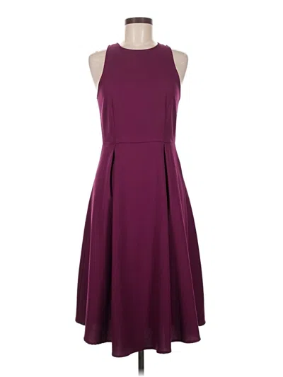 Pre-owned Everly Cocktail Dress In Burgundy