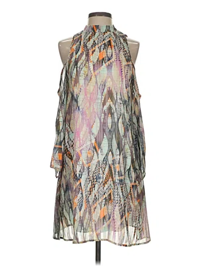 Pre-owned Everly Cocktail Dress In Gray