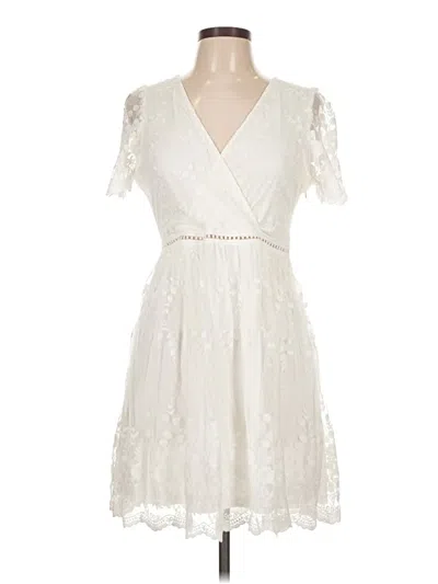 Pre-owned Everly Cocktail Dress In White