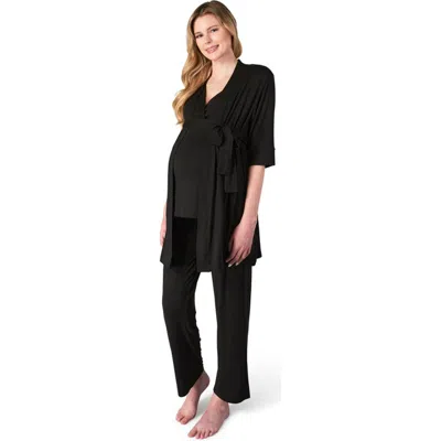 Everly Grey Analise During & After 3-piece Maternity/nursing Sleep Set