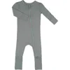 Everly Grey Babies'  Convertible Romper Fitted Long Sleeve Pajama In Green