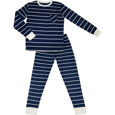 EVERLY GREY EVERLY GREY EMERSON FITTED LONG SLEEVE 2-PIECE PAJAMAS