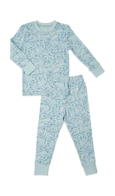 Everly Grey Babies'  Emerson Fitted Long Sleeve 2-piece Pajamas In Blue
