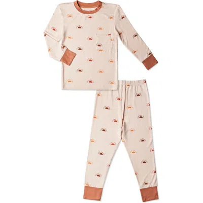 Everly Grey Kids'  Emerson Fitted Long Sleeve 2-piece Pajamas In Multi
