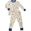 Everly Grey Emerson Fitted Long Sleeve 2-piece Pajamas In Multi