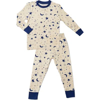 Everly Grey Kids'  Emerson Fitted Long Sleeve 2-piece Pajamas In Multi