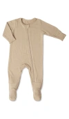 Everly Grey Kids'  Jersey Long Sleeve Footie In Brown
