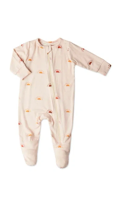 Everly Grey Kids'  Jersey Long Sleeve Footie In Multi