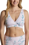 Everly Grey Paisley 3-pack Maternity/nursing Sleep Bras In Lily