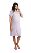 Everly Grey Rosa Jersey Maternity Hospital Gown In Pink