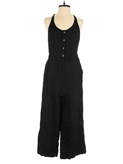 Pre-owned Everly Jumpsuit In Black