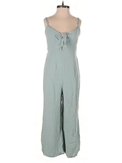 Pre-owned Everly Jumpsuit In Teal