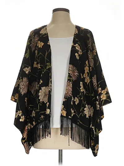 Pre-owned Everly Kimono In Black