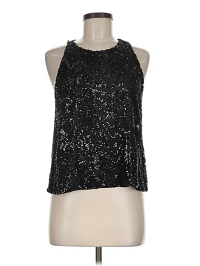 Pre-owned Everly Sleeveless Blouse In Black