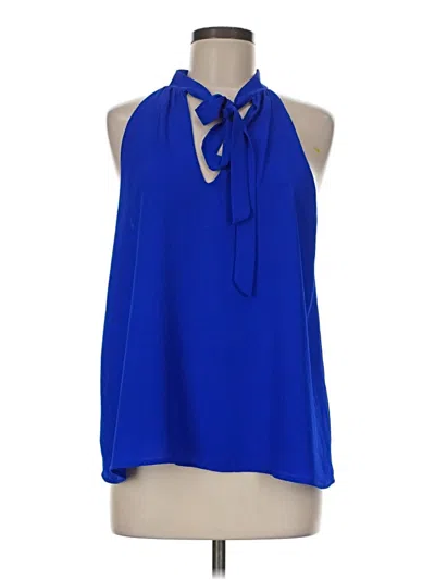 Pre-owned Everly Sleeveless Blouse In Blue