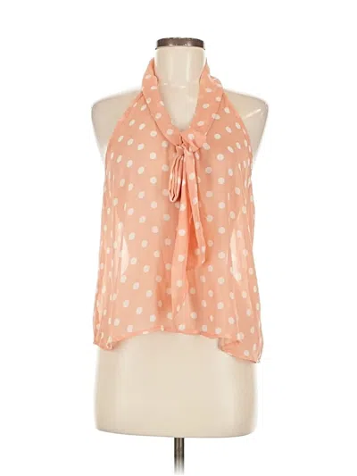 Pre-owned Everly Sleeveless Blouse In Orange