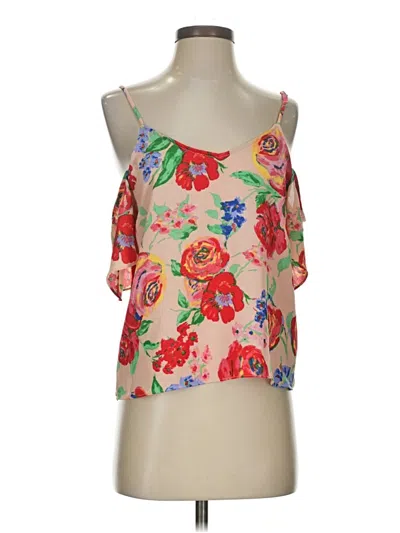 Pre-owned Everly Sleeveless Blouse In Pink