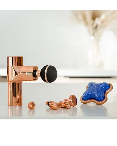 Evertone Theracopper Pro Therapy Deep Tissue Massager In Gold