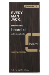 Every Man Jack Sandalwood Beard Oil