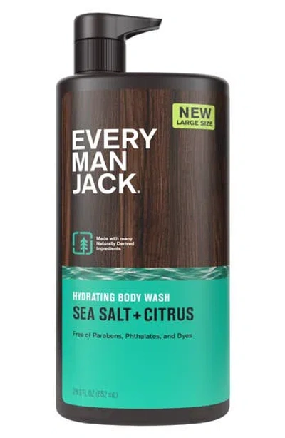 Every Man Jack Sea Salt & Citrus Body Wash In Transparent