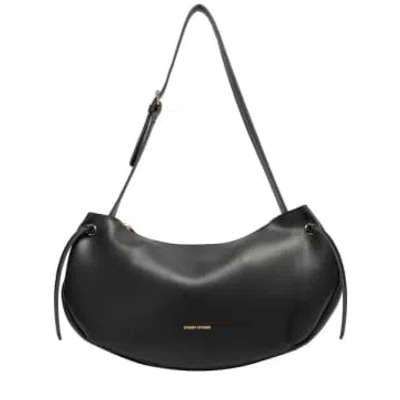 Every Other 12008 Tassel Slouch Shoulder Bag In Black