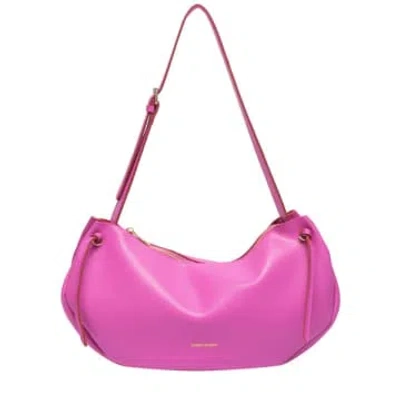 Every Other 12008 Tassel Slouch Shoulder Bag In Fuchsia In Pink