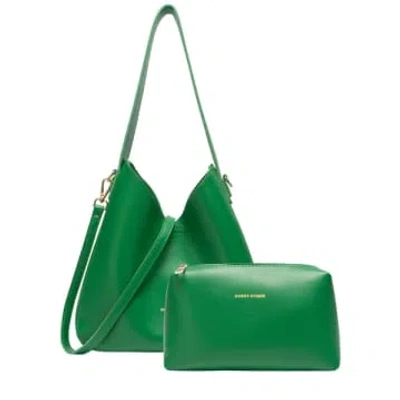 Every Other Bags Every Other Large Short & Long Strap Slouch Shoulder Bag In Green