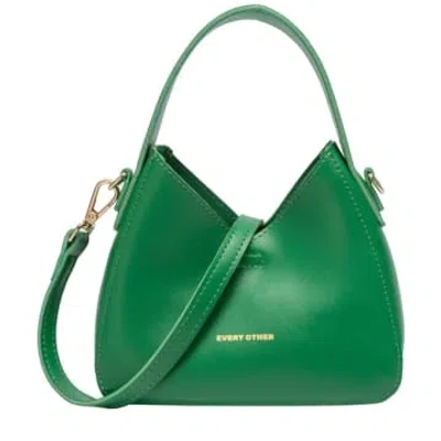 Every Other Bags Every Other Small Short & Long Strap Slouch Bag In Green
