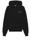 Every Other Thursday Every Other Double Snap Hoodie In Black