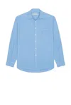 Every Other Thursday Relaxed Dress Shirt In Blue
