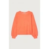 EVERY THING WE WEAR AMERICAN VINTAGE BOBBYPARK SWEATER TOWELLING ORANGE FLOURO ORGANIC COTTON