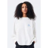 EVERY THING WE WEAR DR DENIM LILY LOMGSLEEVE OFF WHITE LONG SLEEVE TOP T-SHIRT UNISEX OVERSIZE