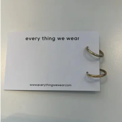 Every Thing We Wear Etww Gold Plated Hoops Earrings 14mm