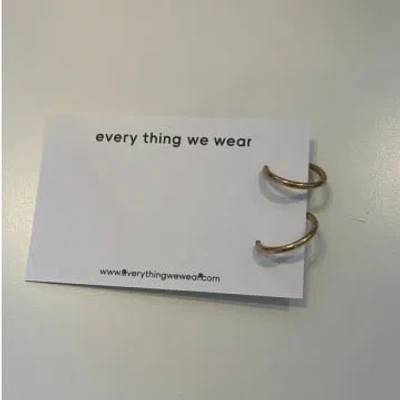 Every Thing We Wear Etww Gold Plated Hoops Earrings 16mm