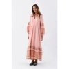 EVERY THING WE WEAR LOLLYS LAUNDRY MARNIELL MAXI DRESS LS DUSTY ROSE