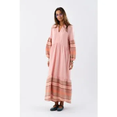 Every Thing We Wear Lollys Laundry Marniell Maxi Dress Ls Dusty Rose In Pink
