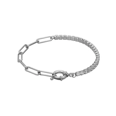 Every Wave Women's Merge - Sterling Silver Chain Tennis Bracelet