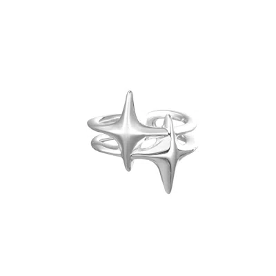 Every Wave Women's Nova - Twin Stars Sterling Silver Ring