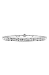 Everyday By Hautecarat Lab Grown Diamond Adjustable Tennis Bracelet In White