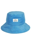 Everyday California Dolores Corduroy Bucket Hat In Rain Blue