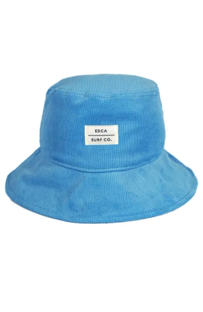 Everyday California Dolores Corduroy Bucket Hat In Rain Blue