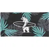 Everyday California Lana Beach Towel In Black/teal/grey